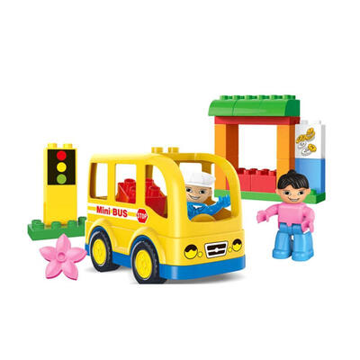 22PCS City Series Large Bus Building Blocks Educational Stacking Toy Set For Toddler
22PCS City Series Large Bus Building Blocks Educational Stacking Toy Set For Toddler