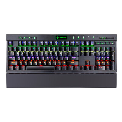 Magic-Refiner MK12 Mechanical Gaming Keyboard USB Wired 12 RGB 19 Backlight Mechanical Optical Switch 104 Keys For Gamer Office E
Magic-Refiner MK12 Mechanical Gaming Keyboard USB Wired 12 RGB 19 Backlight Mechanical Optical Switch 104 Keys For Gamer Office E