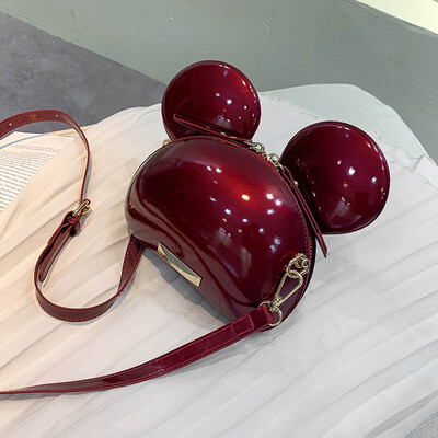 Qiao Bani 2019 new South Korea Dongdaemun fashion lacquered Mickey splicing bag slant diagonal cross-flow PU handbag
Qiao Bani 2019 new South Korea Dongdaemun fashion lacquered Mickey splicing bag slant diagonal cross-flow PU handbag