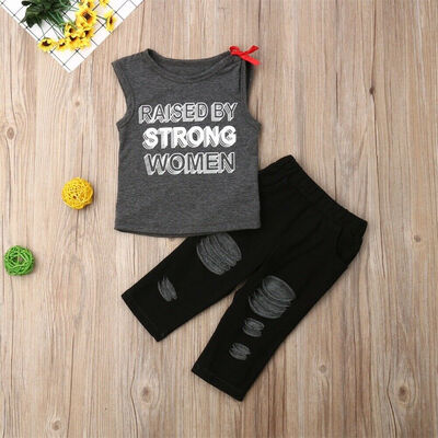 Fashion Toddler Kid Baby Girl Top T-shirt Pants Denim Jeans Leggings 2Pcs Outfit
Fashion Toddler Kid Baby Girl Top T-shirt Pants Denim Jeans Leggings 2Pcs Outfit