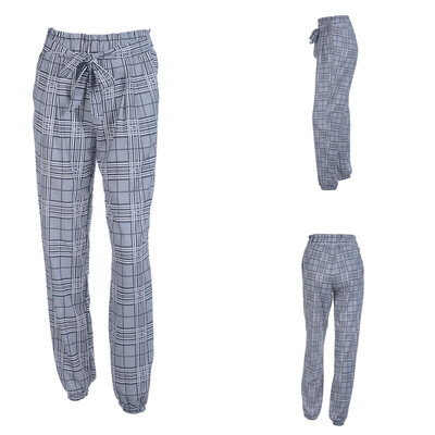 Women Tartan Ruffle High Waist Paper Bag Trousers Ladies Office OL Casual Pants
Women Tartan Ruffle High Waist Paper Bag Trousers Ladies Office OL Casual Pants