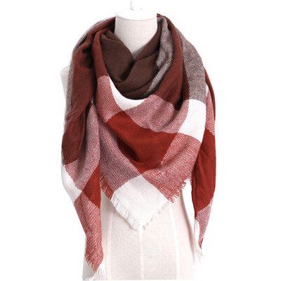 Women Fashion Triangular Large Winter Soft Scarf Warm Cozy Blanket Stylish Oversized Plaid Shawl Cape
Women Fashion Triangular Large Winter Soft Scarf Warm Cozy Blanket Stylish Oversized Plaid Shawl Cape