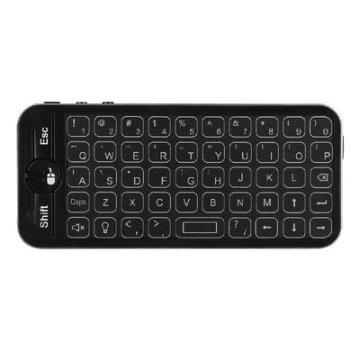 iPazzPort 24G Wireless Keyboard Full Screen Touchpad Mouse Combo with Backlit for Android Windows Smart TV Black
iPazzPort 24G Wireless Keyboard Full Screen Touchpad Mouse Combo with Backlit for Android Windows Smart TV Black
