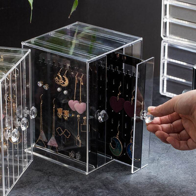 Toponeto 3-Layers Transparent Jewelry Display Shelf howing Shelf Earrings Display Stand
Toponeto 3-Layers Transparent Jewelry Display Shelf howing Shelf Earrings Display Stand