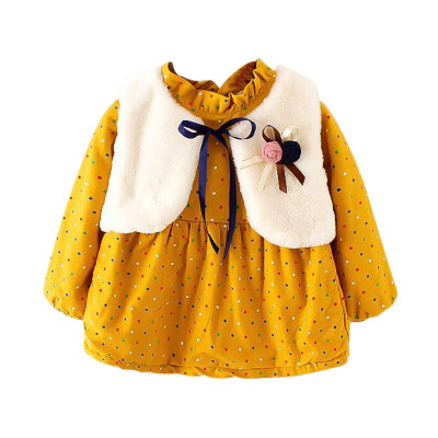 Autumn Winter Baby Girls Dress Long-Sleeve Princess Dress Kids Clothes Children Bow Dresses Set
Autumn Winter Baby Girls Dress Long-Sleeve Princess Dress Kids Clothes Children Bow Dresses Set