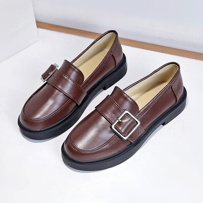 Small leather shoes female British retro spring Korean version of 100 flat soles pedal shoes female students single shoes
Small leather shoes female British retro spring Korean version of 100 flat soles pedal shoes female students single shoes