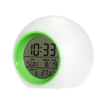 7 Colors Digital Alarm Clock 1224 Hour Snooze Sleep Function Temperature Timer Led Display for Bedroom Bathroom Gift Present
7 Colors Digital Alarm Clock 1224 Hour Snooze Sleep Function Temperature Timer Led Display for Bedroom Bathroom Gift Present