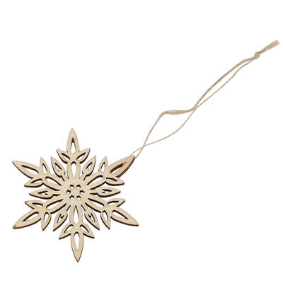 Greensen 10pcs Hollow Wooden Snowflake Shape Embellishment for Christmas Art Craft Decoration
Greensen 10pcs Hollow Wooden Snowflake Shape Embellishment for Christmas Art Craft Decoration