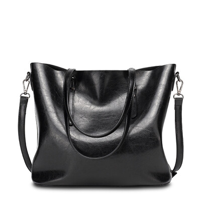 2017 Fashion Design Women Wax Leather Big Handbag Vintage Style Lady PU Leather Shoulder Bags Female Dual Fuctions Large Totes
2017 Fashion Design Women Wax Leather Big Handbag Vintage Style Lady PU Leather Shoulder Bags Female Dual Fuctions Large Totes