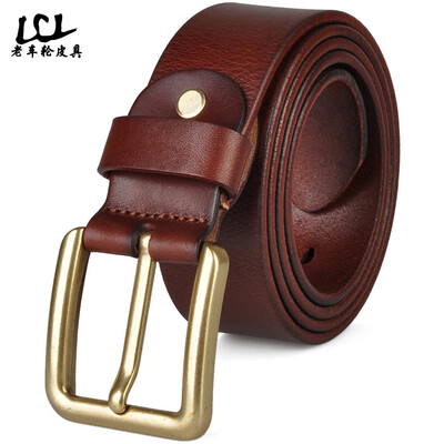 Mens leather casual belt top layer leather pin buckle retro belt mens belt lp2012031
Mens leather casual belt top layer leather pin buckle retro belt mens belt lp2012031