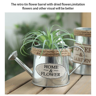 Toponeto Vintage Metal Iron Barrel Retro Flower Pot Bucket Home Decoration Watering Can
Toponeto Vintage Metal Iron Barrel Retro Flower Pot Bucket Home Decoration Watering Can