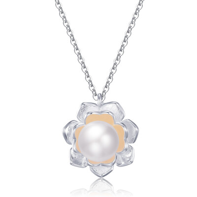 Silver Flower Shape Chic Necklace White Pearl Pendant Women Girl Fashion Gift Novelty
Silver Flower Shape Chic Necklace White Pearl Pendant Women Girl Fashion Gift Novelty