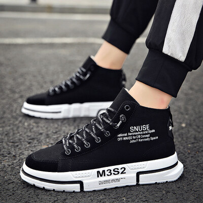 Mens autumn shoes mens Korean version of the trend of high-top white shoes casual breathable wild board shoes in the net red with the tide shoes
Mens autumn shoes mens Korean version of the trend of high-top white shoes casual breathable wild board shoes in the net red with the tide shoes