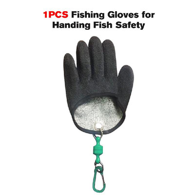 1PCS Fishing Gloves for Handing Fish Safety Anti-sticking Anti-slip Anti-cut GlovesColorBlack SizeXL
1PCS Fishing Gloves for Handing Fish Safety Anti-sticking Anti-slip Anti-cut GlovesColorBlack SizeXL