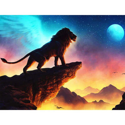 5D DIY Diamond Mosaic Lion Diamond Painting Animal Rhinestone Full Square Round Diamond Embroidery Home Decoration Gift
5D DIY Diamond Mosaic Lion Diamond Painting Animal Rhinestone Full Square Round Diamond Embroidery Home Decoration Gift