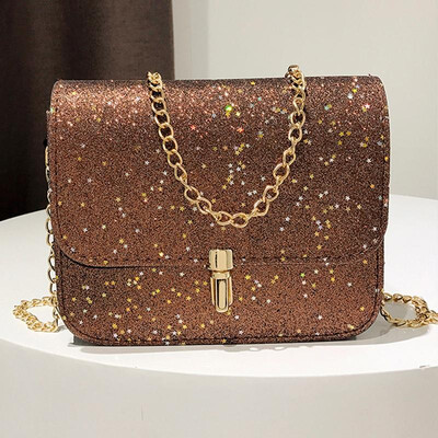 New Fashion Women Sequined Crossbody Bag PU Leather Chain Mini Messenger Shoulder Bag Glitter Handbag
New Fashion Women Sequined Crossbody Bag PU Leather Chain Mini Messenger Shoulder Bag Glitter Handbag