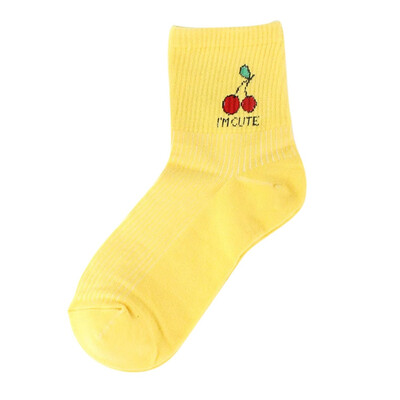 Women Casual Harajuku Cartoon Fruit Print Breathable Moisture Wicking Deodorant Elastic Athletic Work Socks
Women Casual Harajuku Cartoon Fruit Print Breathable Moisture Wicking Deodorant Elastic Athletic Work Socks