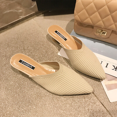 Net Red Lazy Baotou Half Slippers Women Wear 2019 Summer New Knitted Fine-heeled Pointed High-heeled Sandals Sexy
Net Red Lazy Baotou Half Slippers Women Wear 2019 Summer New Knitted Fine-heeled Pointed High-heeled Sandals Sexy