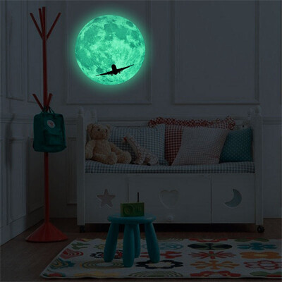 Siaonvr 30cm 3D Large Moon Fluorescent Wall Sticker Removable Glow In The Dark Sticker
Siaonvr 30cm 3D Large Moon Fluorescent Wall Sticker Removable Glow In The Dark Sticker