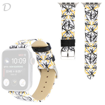 〖Follure〗Leather Floral Pattern Printed Replaceable Band For Apple Watch 4321 3840mm
〖Follure〗Leather Floral Pattern Printed Replaceable Band For Apple Watch 4321 3840mm