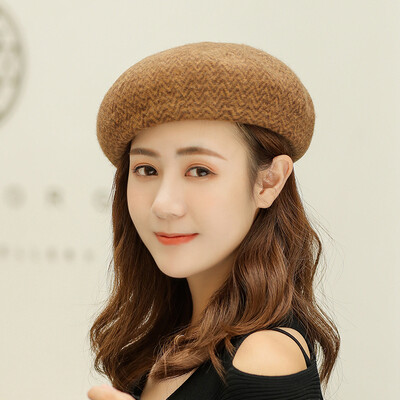 British Dome Mixed Berry Hat Female Wool Bud Hat Japanese Pumpkin Hat Painters Hat Autumn&Winter of 2019
British Dome Mixed Berry Hat Female Wool Bud Hat Japanese Pumpkin Hat Painters Hat Autumn&Winter of 2019