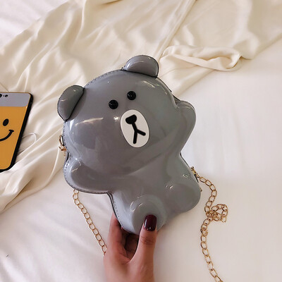 2019 new cartoon cute little bear girl casual shoulder Messenger bag hard shell fashion wild chain cosmetic bag
2019 new cartoon cute little bear girl casual shoulder Messenger bag hard shell fashion wild chain cosmetic bag