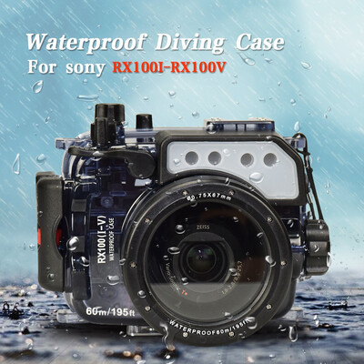 Meikon 195FT60M Underwater Waterproof Camera Diving housing case for Sony DSC RX100 RX100II RX100III RX100IV RX100V RX100I-V
Meikon 195FT60M Underwater Waterproof Camera Diving housing case for Sony DSC RX100 RX100II RX100III RX100IV RX100V RX100I-V