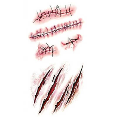 5 Pcs\Set Halloween Zombie Scars Tattoos Fake Scab Tattoos Sticker Bloody Wound Injury Sticker Halloween Decoration
5 Pcs\Set Halloween Zombie Scars Tattoos Fake Scab Tattoos Sticker Bloody Wound Injury Sticker Halloween Decoration
