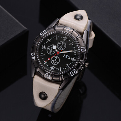 Gobestart Casual Fashion Fake Three Eye Six Needle Leather Padded Strap Mens Quartz Watch
Gobestart Casual Fashion Fake Three Eye Six Needle Leather Padded Strap Mens Quartz Watch