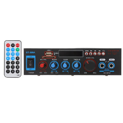 12V 220V Mini Audio Power Amplifier BT Digital Audio Receiver AMP USB SD Slot MP3 Player FM Radio LCD Display Dual Microphone In
12V 220V Mini Audio Power Amplifier BT Digital Audio Receiver AMP USB SD Slot MP3 Player FM Radio LCD Display Dual Microphone In