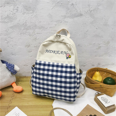 Ins style schoolbag female Korean version of high school students simple forest department junior high school students plaid doubl
Ins style schoolbag female Korean version of high school students simple forest department junior high school students plaid doubl