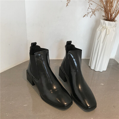 Small heel boots female autumn&winter thick heels ins Martin boots medium heel short square head naked boots thin&thin boo
Small heel boots female autumn&winter thick heels ins Martin boots medium heel short square head naked boots thin&thin boo
