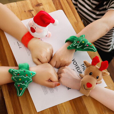 Christmas Cartoon Bracelet Christmas Snap Wrap Wristband LED Luminous Bracelet Toy Santa Claus Deer Tree Xmas Party Decorat
Christmas Cartoon Bracelet Christmas Snap Wrap Wristband LED Luminous Bracelet Toy Santa Claus Deer Tree Xmas Party Decorat