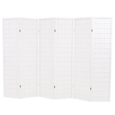Folding 6-Panel Room Divider Japanese Style 945"x669" White
Folding 6-Panel Room Divider Japanese Style 945"x669" White