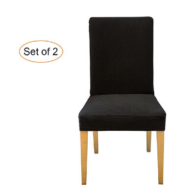 Pack of 4 Spandex Stretch Dining Chair Seat Covers Elastic Removable Washable Ceremony Chair Slipcovers Protectors--Coffee
Pack of 4 Spandex Stretch Dining Chair Seat Covers Elastic Removable Washable Ceremony Chair Slipcovers Protectors--Coffee