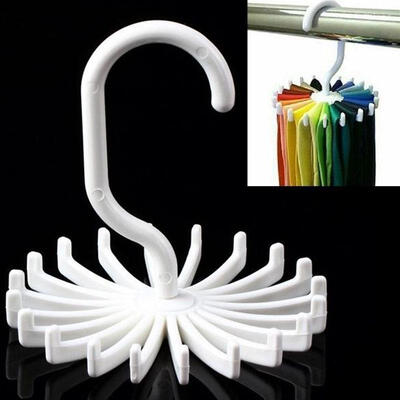 Multifunction 360 Degrees Rotating Rack Hanger Holds 20 Hooks Neck Ties Scarf Belts Organizer Holder
Multifunction 360 Degrees Rotating Rack Hanger Holds 20 Hooks Neck Ties Scarf Belts Organizer Holder