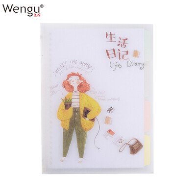 Wengu wengu a560 page classification loose-leaf detachable notebook student with cute notepad B095-A5-A
Wengu wengu a560 page classification loose-leaf detachable notebook student with cute notepad B095-A5-A