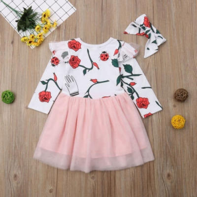 Trendy Kids Baby Girls Dress Lace Floral Party Dress Long Sleeve Solid Dress Clothes 6M-5Y
Trendy Kids Baby Girls Dress Lace Floral Party Dress Long Sleeve Solid Dress Clothes 6M-5Y