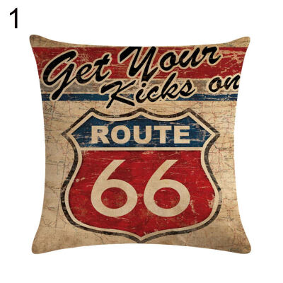 Vintage Route 66 Linen Pillow Case Soft Cushion Cover Sofa Home Office Decor
Vintage Route 66 Linen Pillow Case Soft Cushion Cover Sofa Home Office Decor