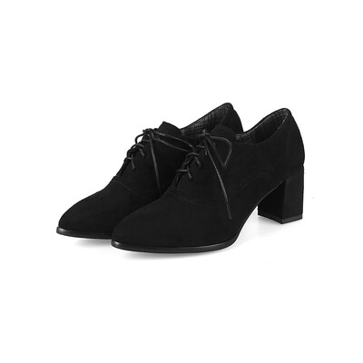 IDIFU Womens Chic Faux Suede Pointed Toe Medium Block Heel OL Work Shoes Lace up Ankle Booties
IDIFU Womens Chic Faux Suede Pointed Toe Medium Block Heel OL Work Shoes Lace up Ankle Booties