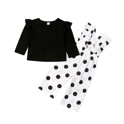 2PCS Toddler Baby Girl Winter Clothes Long Sleeve TopsPolka Dot Pants Overall Outfits
2PCS Toddler Baby Girl Winter Clothes Long Sleeve TopsPolka Dot Pants Overall Outfits