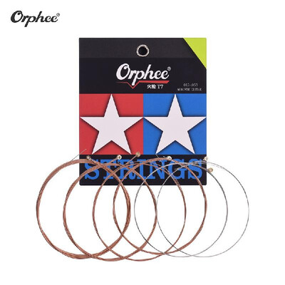Orphee T71253 012-053 Guitar Strings for Acoustic Folk Guitars 6pcs String Set Hexagonal Core Namo Coating Phosphor Bronze Wi
Orphee T71253 012-053 Guitar Strings for Acoustic Folk Guitars 6pcs String Set Hexagonal Core Namo Coating Phosphor Bronze Wi