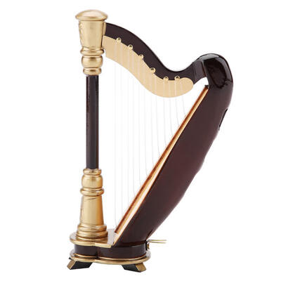 Greensen Wooden Miniature Harp Replica with Gift Case Instrument Model Musical Gifts Ornaments
Greensen Wooden Miniature Harp Replica with Gift Case Instrument Model Musical Gifts Ornaments