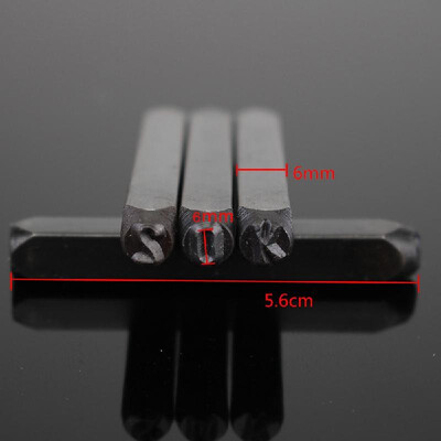 36PCS 6mm Carbon Steel Number " 0-9 " "&" Alphabet " A-Z " Rectangle Punch Stamp Metal Alphabet Stamping Tools
36PCS 6mm Carbon Steel Number " 0-9 " "&" Alphabet " A-Z " Rectangle Punch Stamp Metal Alphabet Stamping Tools