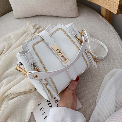 Tailored Womens Fashion Flip Pure-Colour Chains Cover Retro Shoulder Bag Purse Flap Bag
Tailored Womens Fashion Flip Pure-Colour Chains Cover Retro Shoulder Bag Purse Flap Bag