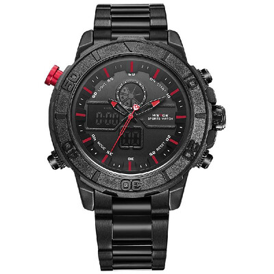 WEIDE WH6108 Dual Display Quartz Digital Luminous Men Watch Sports 3ATM Waterproof Big Dial Large Face Stopwatch Timer Week Alarm
WEIDE WH6108 Dual Display Quartz Digital Luminous Men Watch Sports 3ATM Waterproof Big Dial Large Face Stopwatch Timer Week Alarm