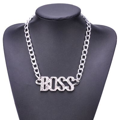 hip hop necklace 1 piece chain necklace fashion punk style letter pendant fashion pop jewelry
hip hop necklace 1 piece chain necklace fashion punk style letter pendant fashion pop jewelry