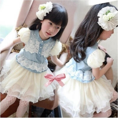 Fashion Kids Girls Blue Denim Multilayer Gauze Chiffon Princess Lace Tutu Dress 2-6 Y Blue
Fashion Kids Girls Blue Denim Multilayer Gauze Chiffon Princess Lace Tutu Dress 2-6 Y Blue