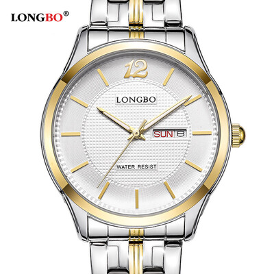 New business model fashion couple watch bilateral press buckle stainless steel strap ladies watch 80165
New business model fashion couple watch bilateral press buckle stainless steel strap ladies watch 80165