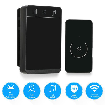 Wireless Smart Doorbell with 52 Melodies 5 Level Volume LED Indicator Waterproof Doorbell
Wireless Smart Doorbell with 52 Melodies 5 Level Volume LED Indicator Waterproof Doorbell